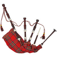 vidaXL Kinderdoedelzak Schots Great Highland Royal Stewart Tartan rood