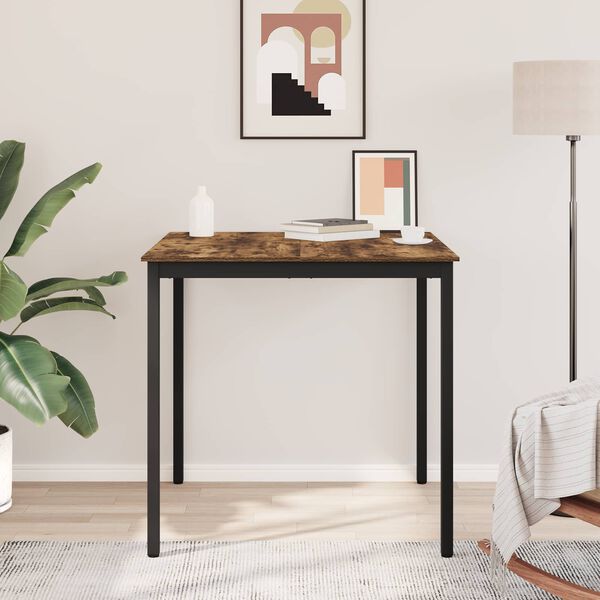 vidaXL Staande Bartafel Bewerkt hout