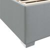 vidaXL Bedframe met matras Lichtgrijs 120 x 200 cm Stof