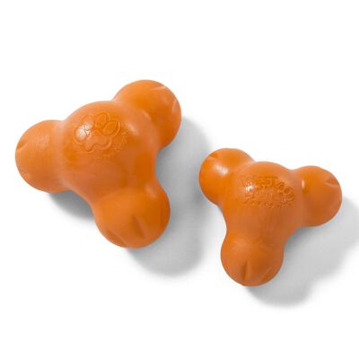 West Paw Hondenspeelgoed met Zogoflex Tux S mandarijnoranje