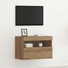 vidaXL TV Wandkast artisanaal eikenkleurig 60 x 30 x 40 cm