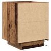 vidaXL Nachtkastje met lade 2 pcs Oudhout 45 x 40 x 55 cm Bewerkt hout