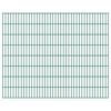 vidaXL Dubbelstaafmat 2,008x1,63 m groen