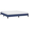 vidaXL Bedframe zonder matras stof blauw 180x200 cm