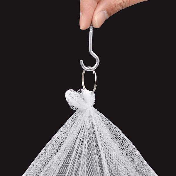 vidaXL Muggennetten 2 st rond 56x325x230 cm