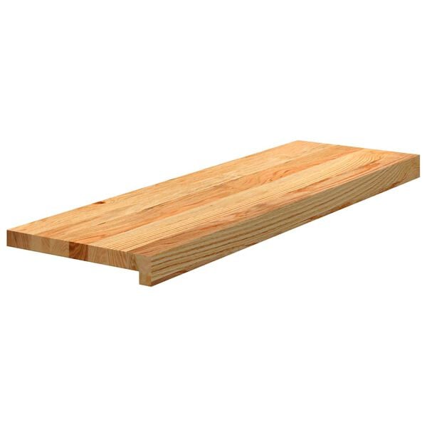 vidaXL Traptreden 12 st 80x30x2 cm massief eikenhout lichtbruin