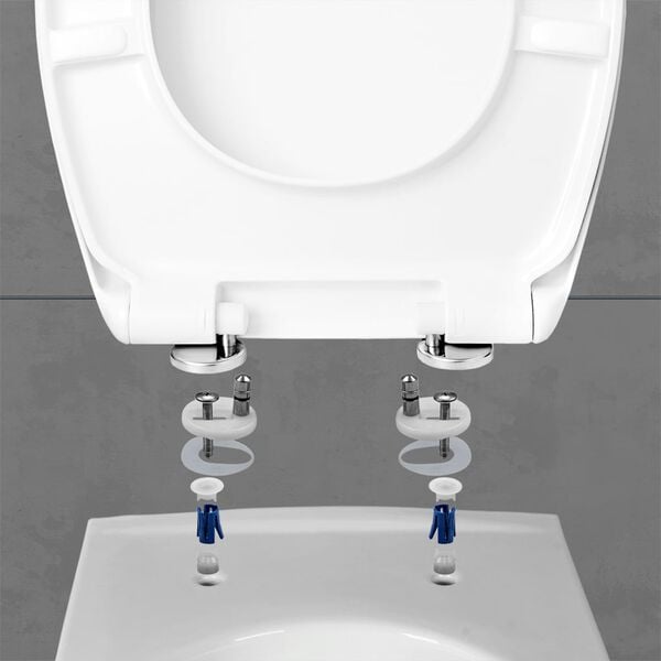 CORNAT Toiletbril met soft-close PREMIUM 2 duroplast wit