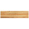 vidaXL Vensterbanken 2 st 100x25x2 cm massief eikenhout lichtbruin