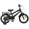 vidaXL Kinderfiets 12 Inch voor 2-4 jaar oud Zwart