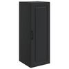 vidaXL Wandkast 33 x 34,5 x 90 cm Bewerkt hout Zwart