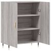 vidaXL Dressoir 69,5x34x90 cm bewerkt hout grijs sonoma eikenkleurig