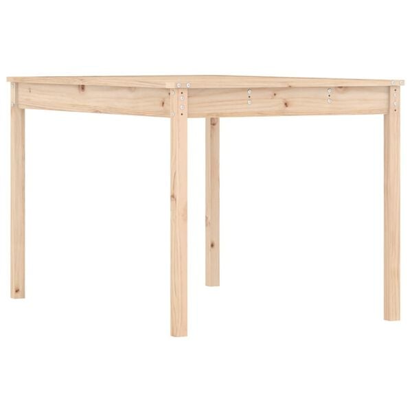 vidaXL Tuintafel 121x82,5x76 cm massief grenenhout