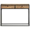 vidaXL Wandtafel 100x35x75 cm massief mangohout