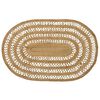 vidaXL Gebied Tapijt Naturel 122 x 183 cm Jute