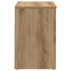 vidaXL Schoenenbankje 60x30x45 cm bewerkt hout artisanaal eikenkleur