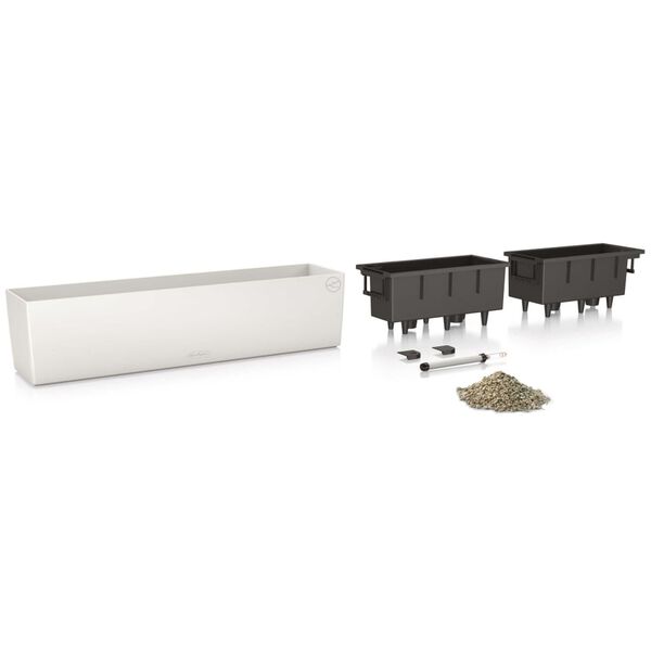 LECHUZA Plantenbak Balconera Color 80 ALL-IN-ONE wit 15680