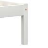 vidaXL Bedframe massief grenenhout wit 90x200 cm