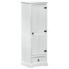 vidaXL Kasten Wit 55 x 50 x 170 cm Massief grenenhout