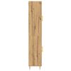 vidaXL Hoge kast 2 pcs Artisan Eiken 69,5 x 34 x 180 cm Bewerkt hout