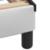 vidaXL Bedframe "Viana" met LED zonder matras wit en zwart 180x200 cm