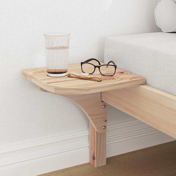 vidaXL Bedframe Naturel 75 x 190 cm Massief grenenhout