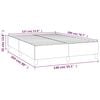 vidaXL Boxspring bed 140x200 cm fluweel donkerblauw