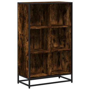 vidaXL Boekenkast 65,5x33x107,5 cm bewerkt hout gerookt eikenkleurig