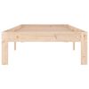 vidaXL Bedframe massief hout 75x190 cm