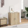 vidaXL Schoenenkast 60x35x70 cm bewerkt hout sonoma eikenkleurig
