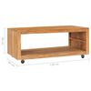 vidaXL Salontafel 110x60x40 cm massief teakhout