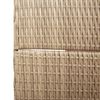 vidaXL Kamerscherm Beige 292 x 180 cm poly rattan