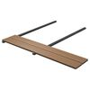 vidaXL Terrasplanken HKC met accessoires 26 m&sup2; 2,2 m teak