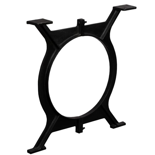 vidaXL Eettafelpoten 2 st O-frame gietijzer