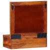 vidaXL Wandkast met lade Bruin 40 x 20 x 50 cm Massief acaciahout