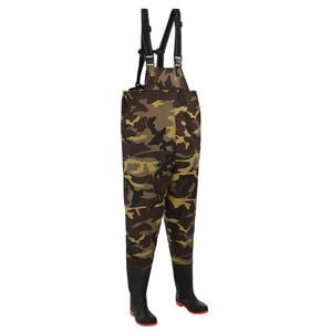 vidaXL Chest Waders met laarzen PVC gecoate polyester Afmeting 41