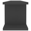 vidaXL Wandschappen 2 st 90x18x20 cm bewerkt hout grijs
