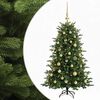 vidaXL Kunstkerstboom met kerstbal 120 cm 150 LED's Warmwit
