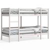 vidaXL Stapelbed massief grenenhout wit 90x200 cm