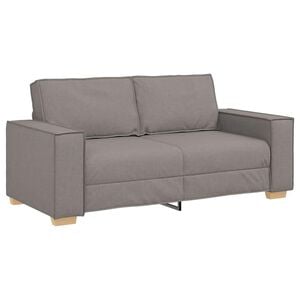 vidaXL 2-zitsbank Taupe 180x78x84 cm Stof