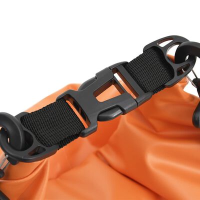 vidaXL Drybag 15 L PVC oranje