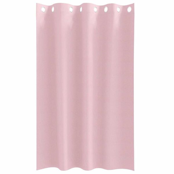 vidaXL Zwart-out Gordijnen met Ringen 2 pcs Babyroze 175 x 140 cm