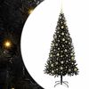 vidaXL Kerstboom Zwart 210 cm PVC