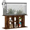 vidaXL Aquariumstandaard 120x40x60 cm bewerkt hout gerookt eikenkleur