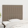 vidaXL Hoofdbord taupe 90x5x118/128 cm Stof