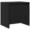 vidaXL Nachtkastje Zwart Eiken 45 x 34 x 44,5 cm Bewerkt hout