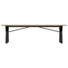 vidaXL Salontafel Y-frame 160x40x45 cm massief grenenhout en staal