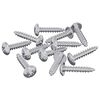 vidaXL Houten Schroeven 12 st Zilver M3,5 x 20 mm Staal