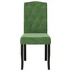 vidaXL Eetkamerstoelen 2 st fluweel donkergroen