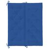 vidaXL Tuinbankkussen 120x(50+50)x7 cm oxford stof blauw