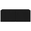 vidaXL TV Wandkast Zwart 78,5 x 31 x 29,5 cm Bewerkt hout